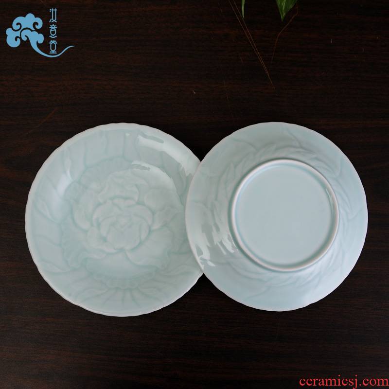 Ceramic tableware dab your up celadon dishes flavor dish of sauce dish dish dish plates snack inn to home