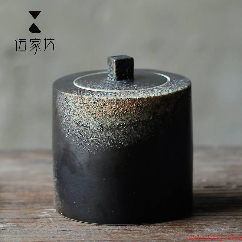 The Wu family fang creative ceramic tea pot and the receive pu 'er tea longjing kung fu tea POTS small tea caddy fixings