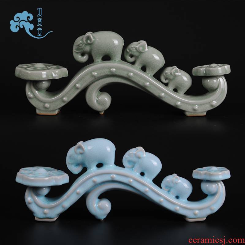 Your up creative arts and crafts ruyi furnishing articles ceramic Chinese style classical contracted household rich ancient frame sitting room adornment ornament