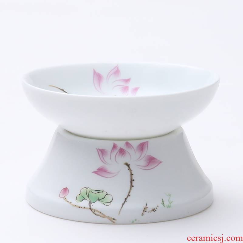 The Article about ceramic up porcelain remit white porcelain) tea tea tea service item in hot tea filters