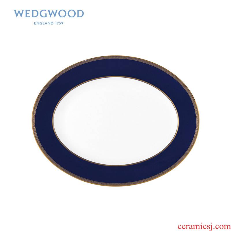 Wedgwood waterford Wedgwood powders in 35 cm oval fish ipads China western food vegetable salad platter