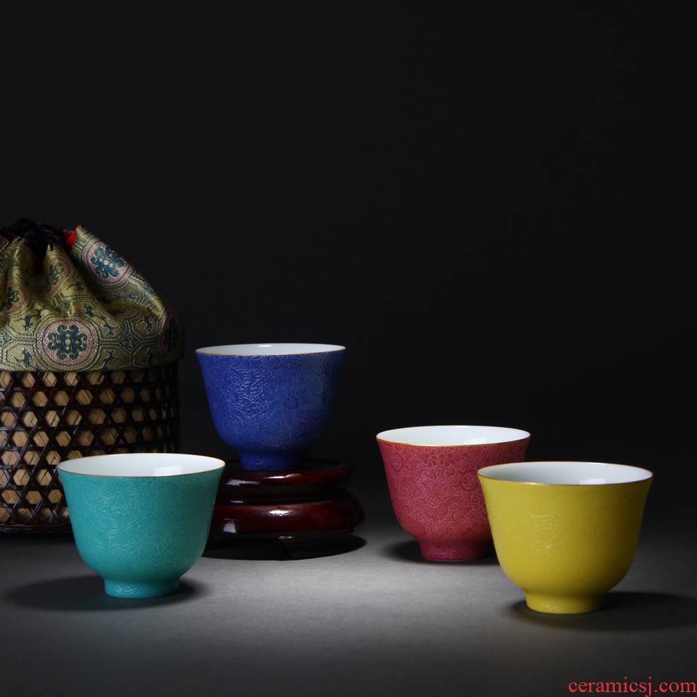 Treasure porcelain Lin pick flowers flower flora of single cup pick flowers can be mixed color matching jingdezhen rolling process