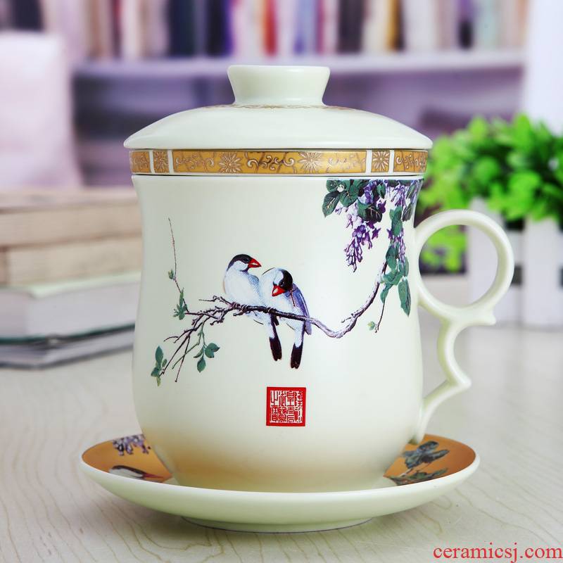Jingdezhen boutique gift cup with tea cup 4 leak ms office a cup of tea cups