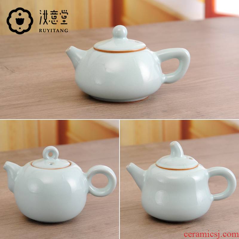 Authentic your up teapot kung fu tea set ceramic teapot undressed ore hand pot of pure manual archaize stone gourd ladle pot of household