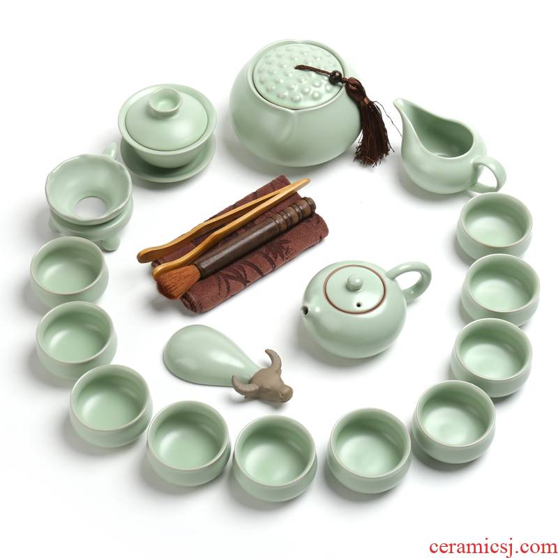ZongTang your up kung fu tea set suits for your porcelain ceramic tea set tureen teapot teacup of a complete set of office home
