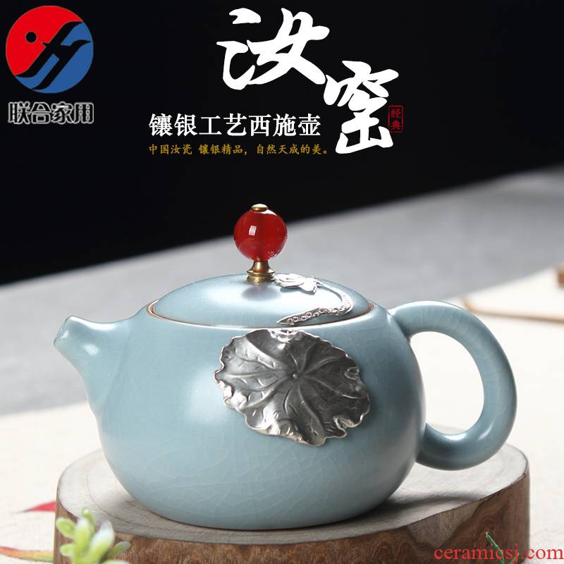 To be household your up on tea set with silver teapot your porcelain teapot kung fu tea chicken wings wood xi shi side