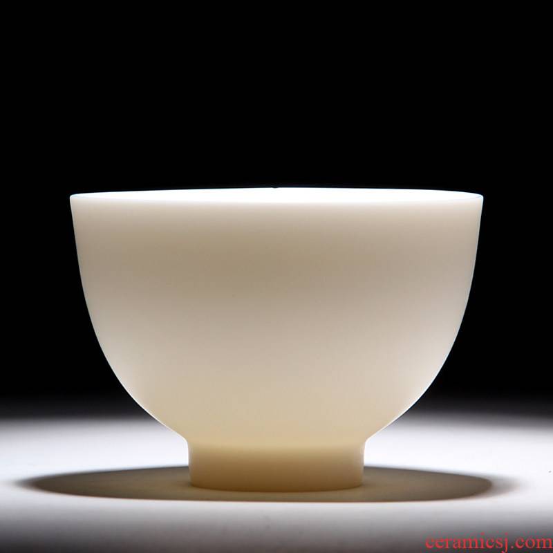 Mingyuan FengTang dehua white porcelain sample tea cup to propose ivory white porcelain ceramic cups tea master high beauty cup