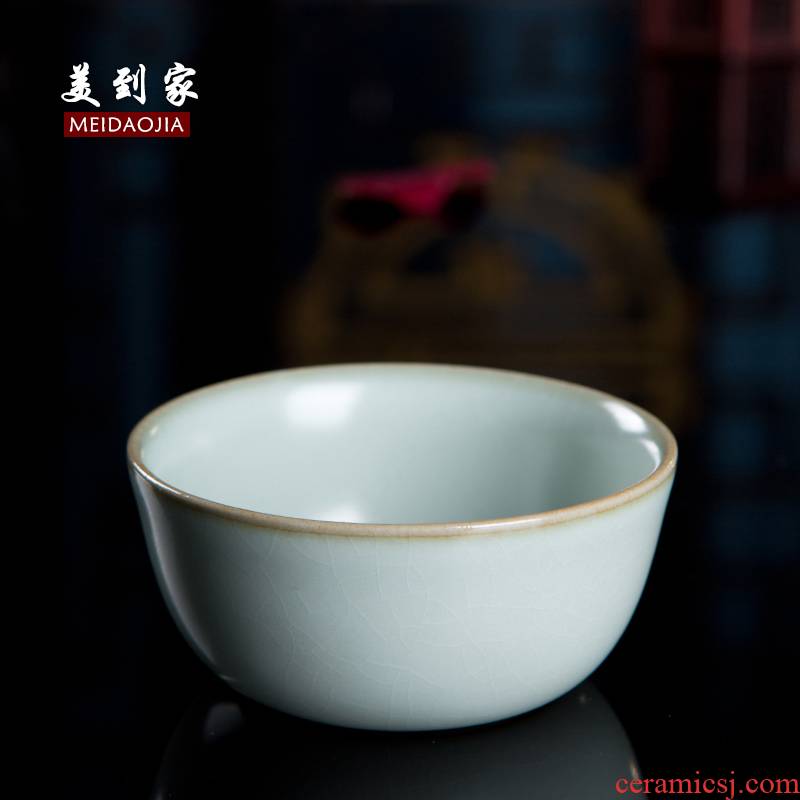 Beautiful home your up vats of kung fu tea cup ice crack glaze sample tea cup checking porcelain bowl can keep open