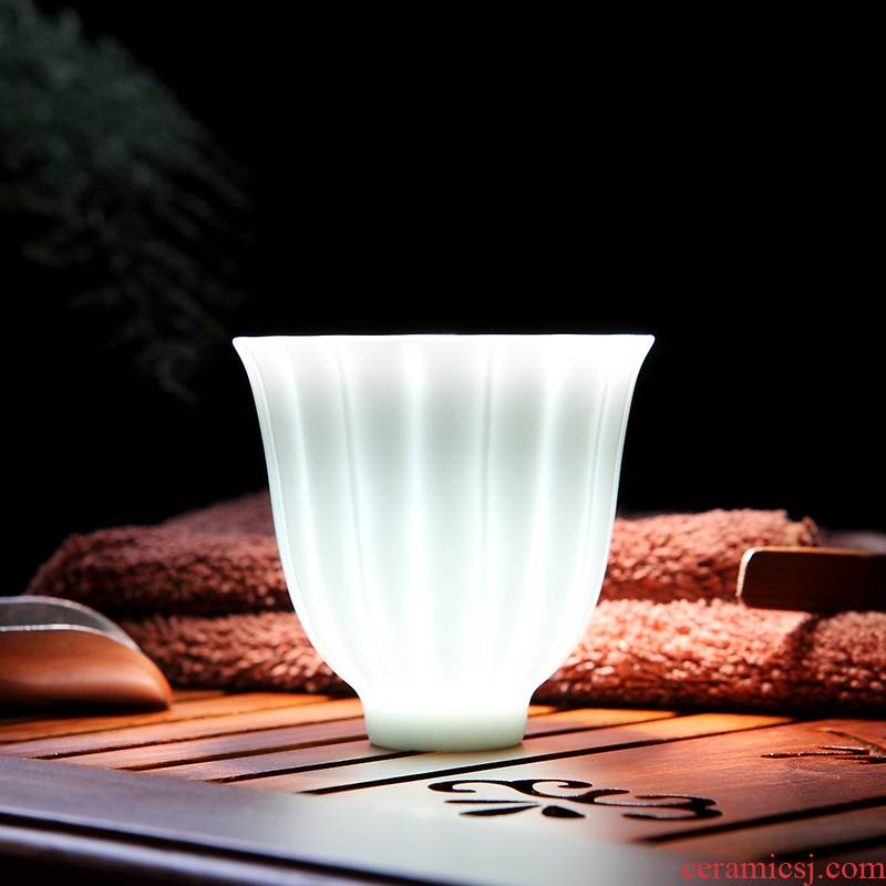 DH celadon noggin jingdezhen ceramic kung fu tea set cups master cup single cup sample tea cup