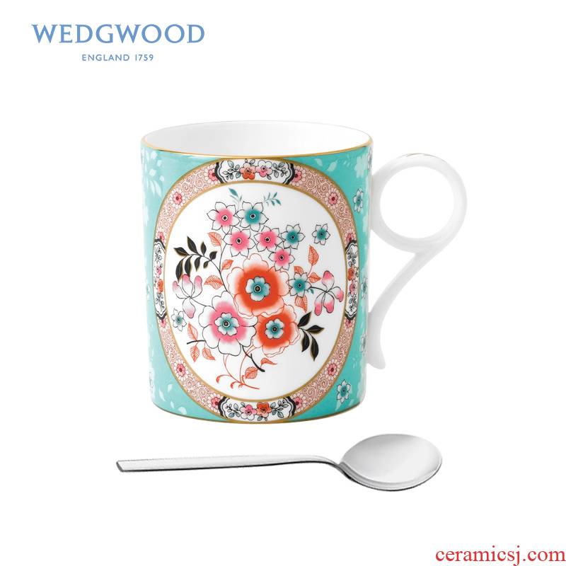 Wedgwood waterford Wedgwood roaming in 250 ml ipads China mugs + WMF teaspoons of European household glass