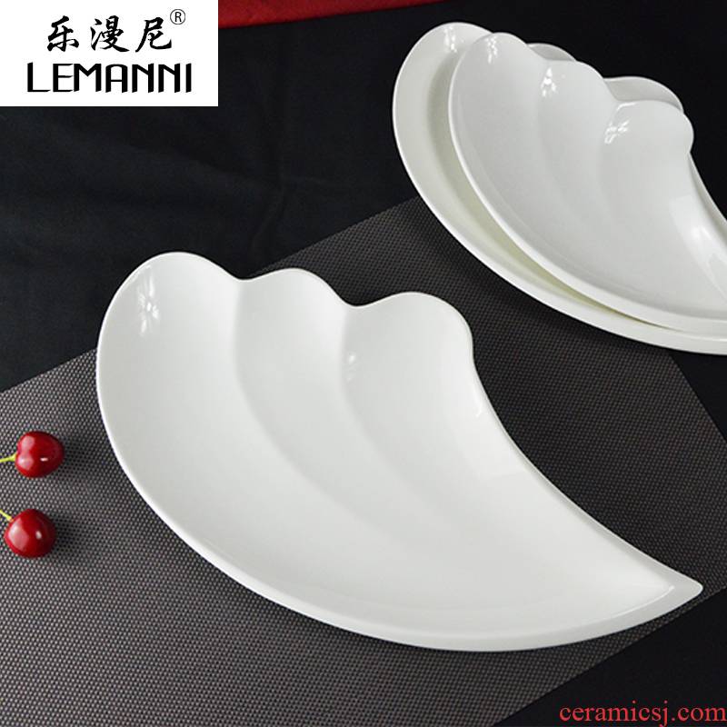 Le diffuse, - the torch disc - hotel hotel western - style food ceramic romantic special - shaped plate cold dish all the small plate