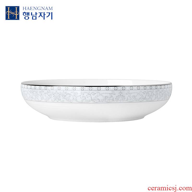 8 inch disc HAENGNAM Han Guoxing south China rural single ipads porcelain tableware disc/dish suits for