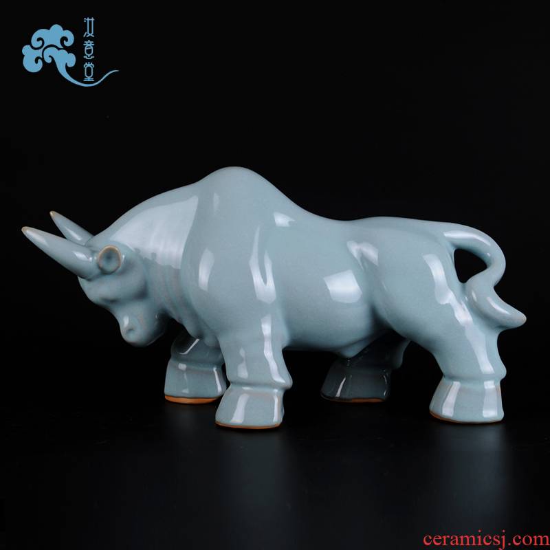 Your up handicraft cattle Your porcelain contracted sitting room adornment animal office furnishing articles business gifts porcelain ceramics