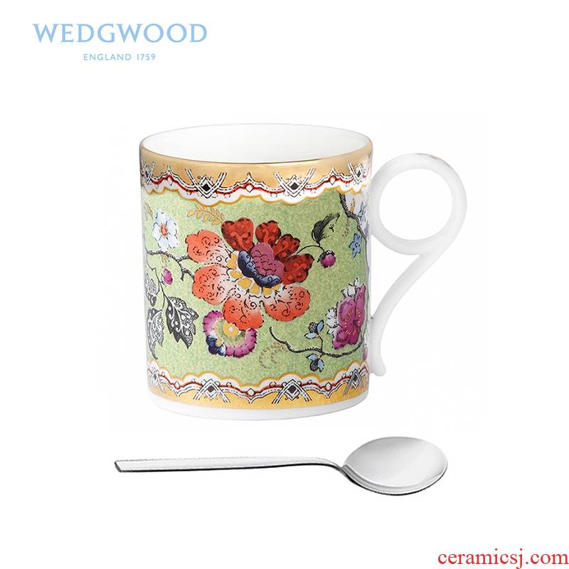 British Wedgwood cherished waterford Wedgwood China flower small ipads China mugs WMF coffee spoon