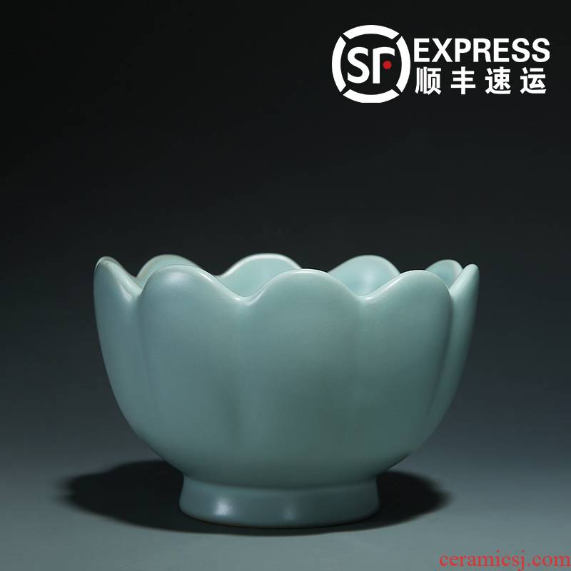 Your up big cup tea to wash to the ceramic tea set tea wash bowl kung fu tea accessories can keep open
