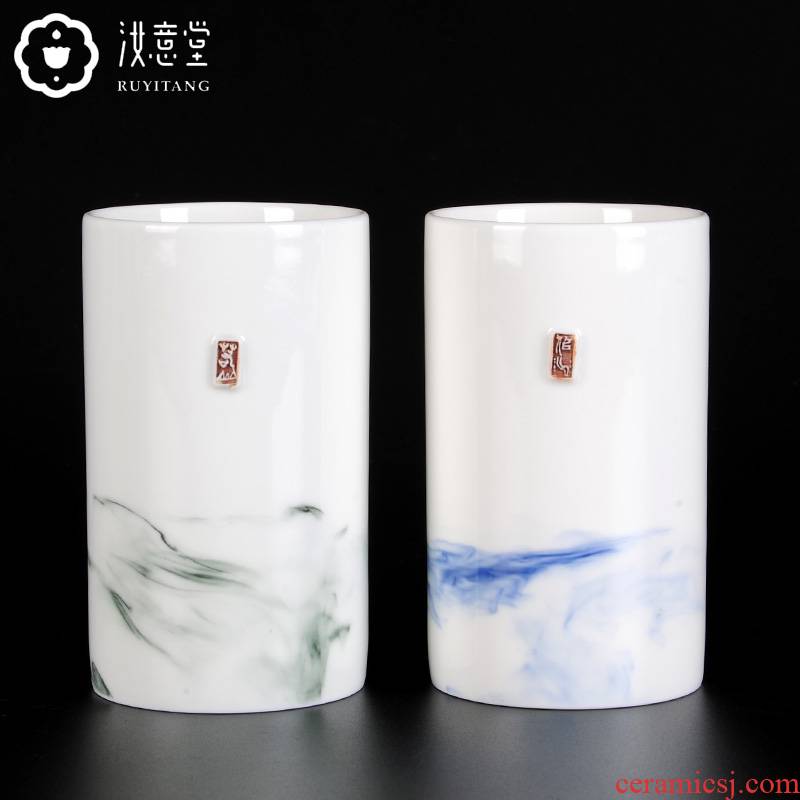 Creative ceramic cup contracted couples for a cup of a cup to ultimately responds water cupssome porcelain office household ceramic cup