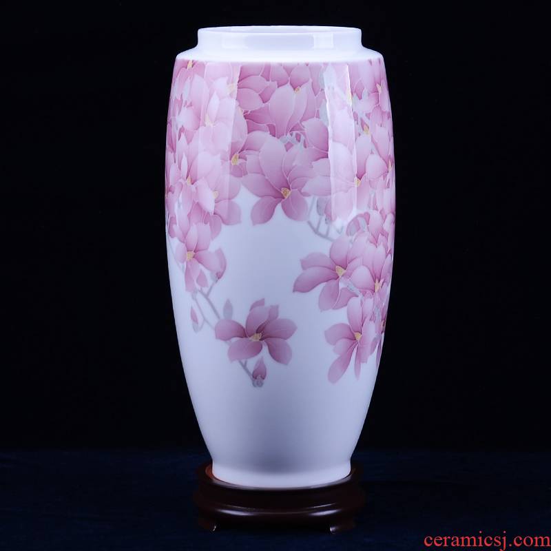 Under the liling glaze colorful porcelain ceramic design side shoulder, mesa of bottle vases, flower implement hand - made porcelain furnishing articles