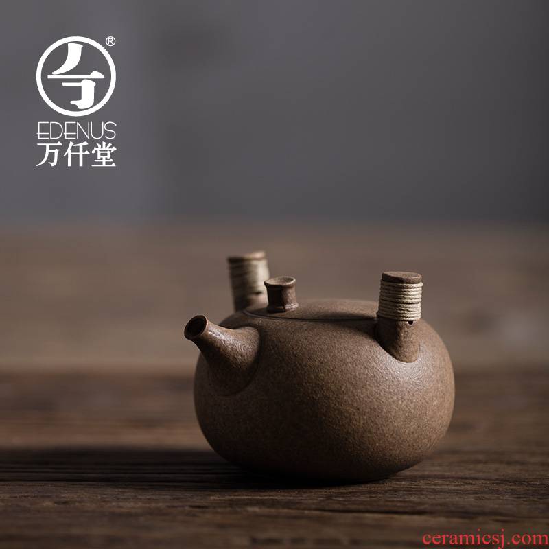 Ceramic teapot over thousand hall professional best filtering pot of creative little teapot bamboo household daily three jie single pot pot