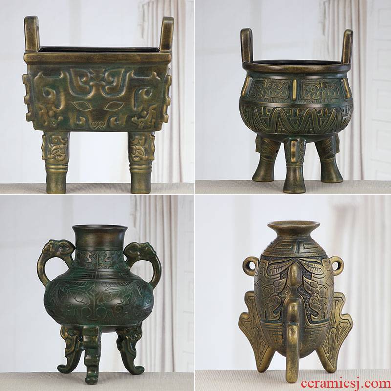 Great well imitation bronze furnishing articles sitting room porch study rich ancient frame antique home decoration ceramic antique furnishing articles