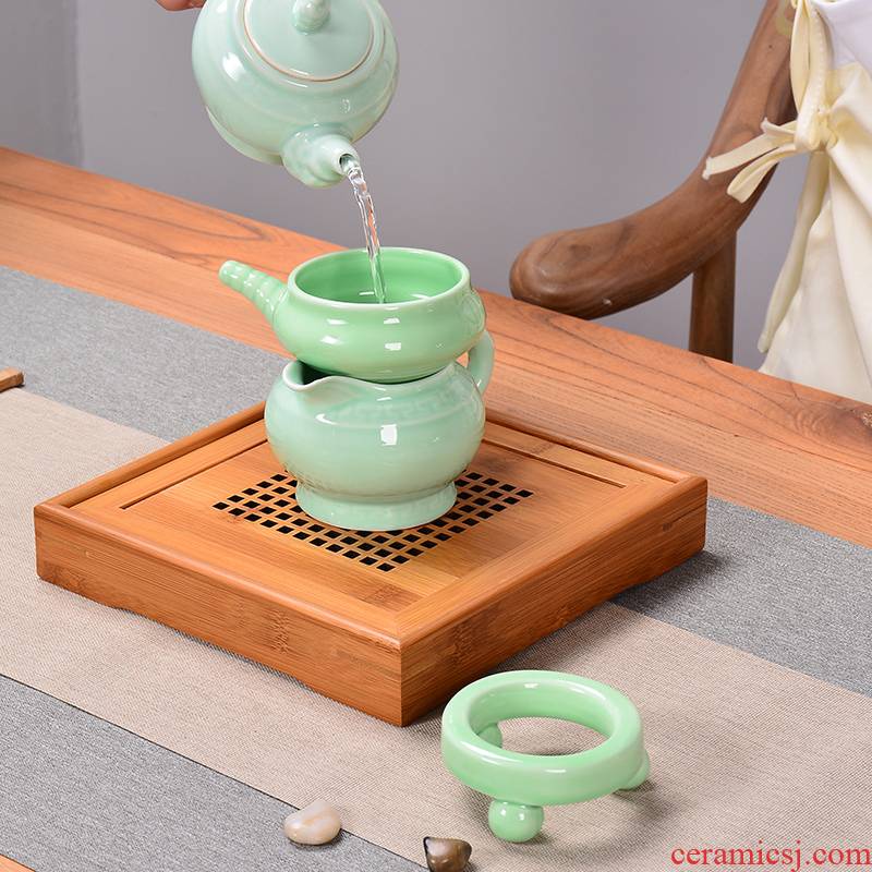 A good laugh, celadon) supporting the glass filter ceramic kung fu tea tea tea strainer) accessories