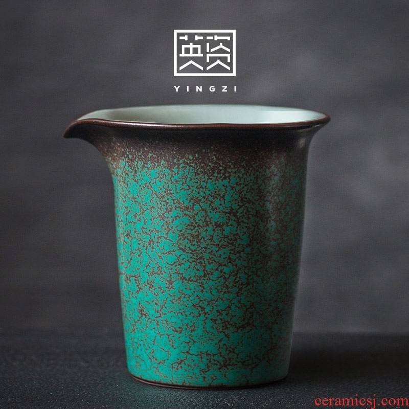 British) a cup of tea ware ceramics fair keller large Japanese points heat contracted tea kungfu tea set sea