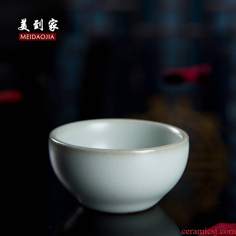 Your up CPU kung fu tea cups porcelain individual cup of purple sand cup ceramic sample tea cup single CPU ChanFeng cup home