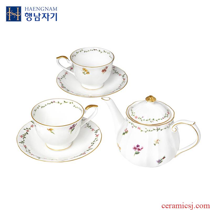 South China says HAENGNAM Han Guoxing classic 1 pot cup 2 disc glair ipads porcelain tea set