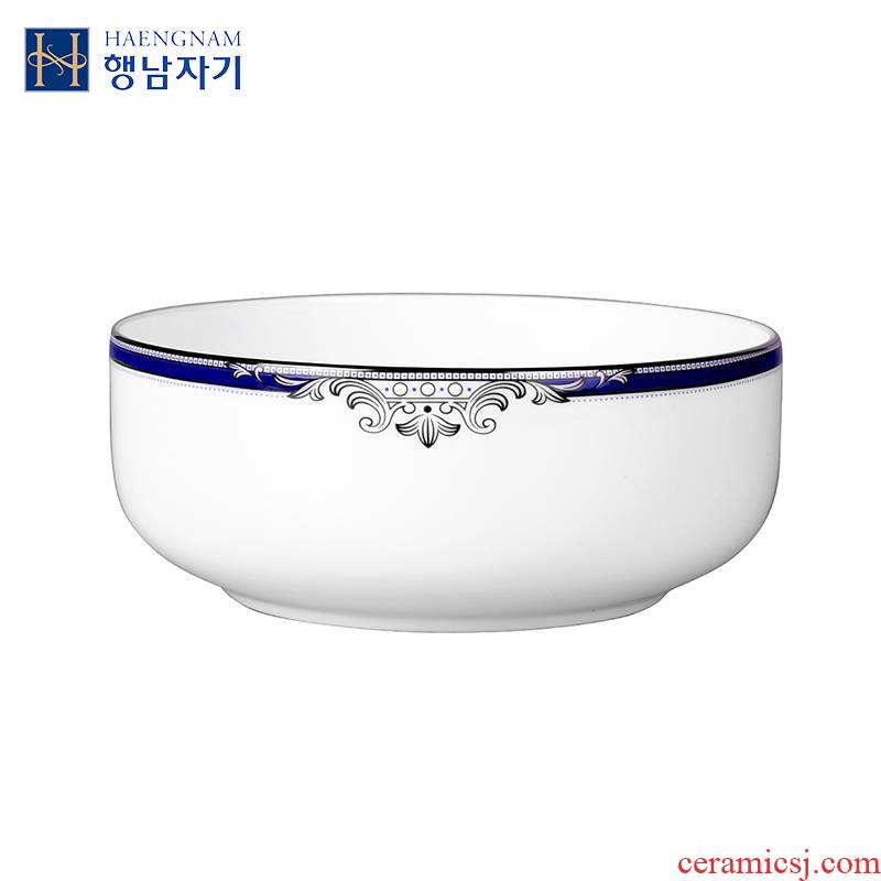 8 inch large soup bowl HAENGNAM Han Guoxing knights of south China single ipads porcelain tableware suitable an abundant package mail