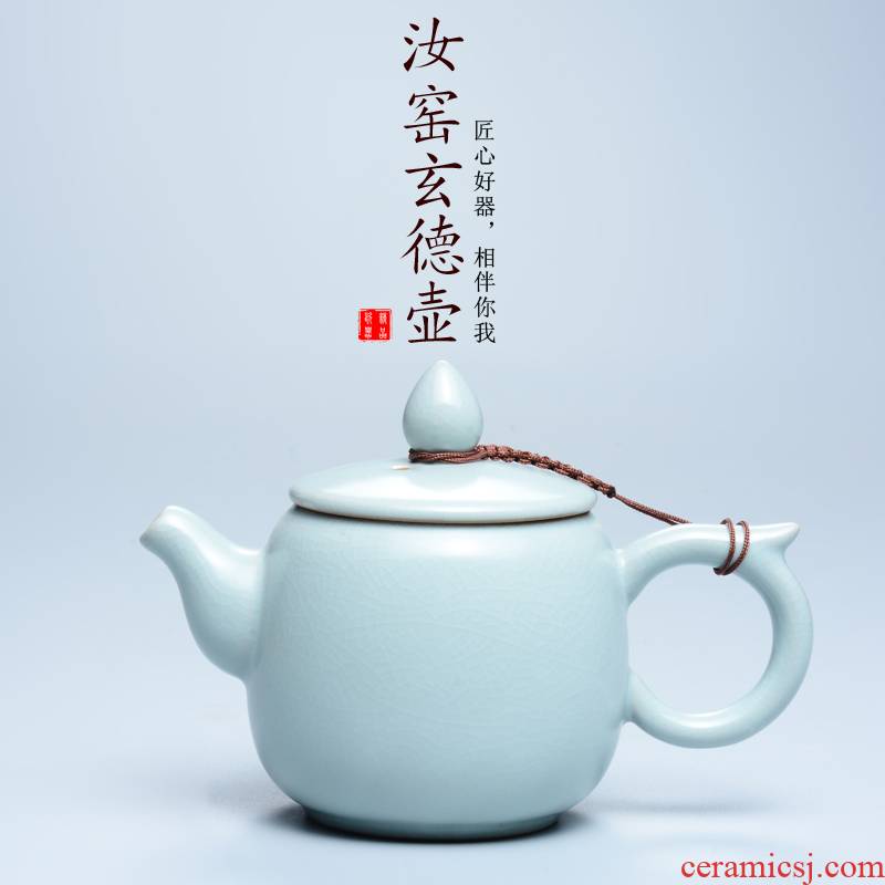Laugh, the azure your porcelain teapots on your up tea tea kettle - xuande pot