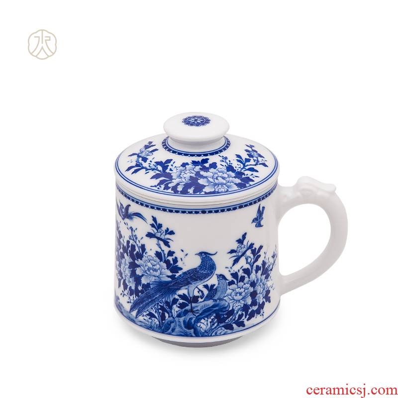 Cheng DE xuan jingdezhen ceramic checking porcelain cups, office cup hand - made porcelain teacup five future
