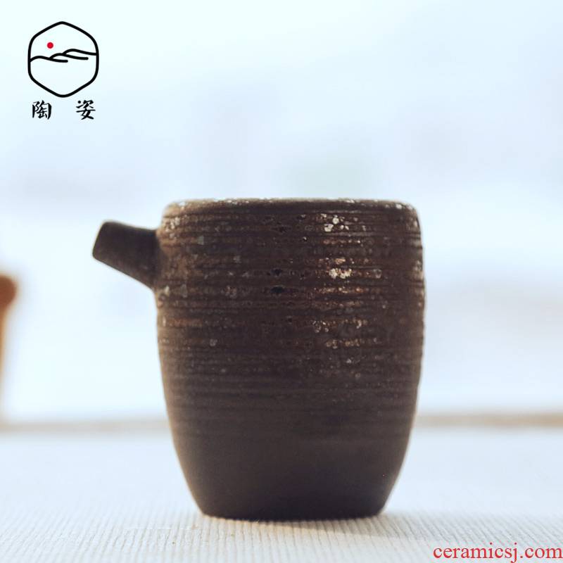 TaoZi gold embroidery glaze ceramic fair keller points tea kung fu tea tea taking and well cup and cup