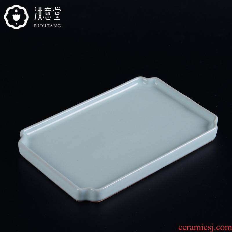 Archaize your up ceramic tea tray was your porcelain trays Japanese dry terms plate long contracted household porcelain bowl dish square plate