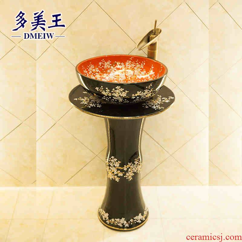 Tom li - zhu wang basin sink the lavatory pillar type ceramic floor sink may LZ1144