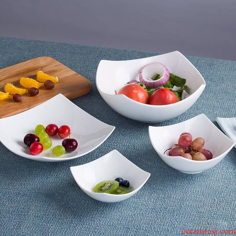 White corners become warped ipads porcelain bowl of fruit salad bowl creative home, pottery and porcelain bowls of Korean snacks dessert