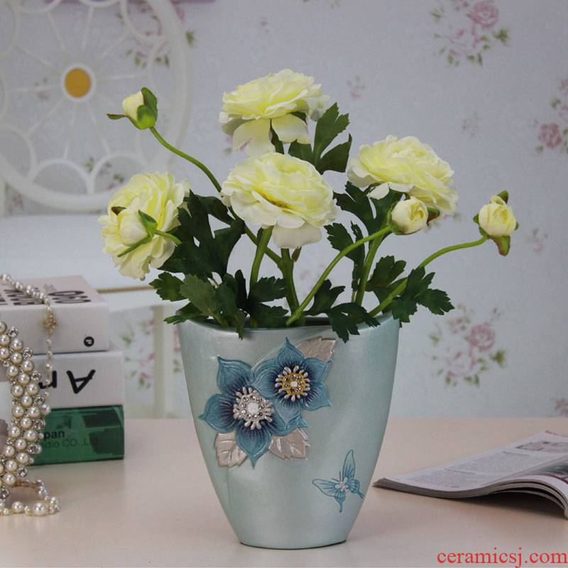 Great well wide chest I B and contracted dry flower vase home furnishing articles stereo anaglyph ceramic flowers