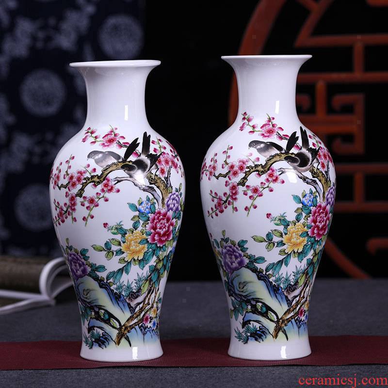 Modern Chinese jingdezhen ceramics vase flower arranging place to live in the sitting room porch craft ornaments furnishing articles
