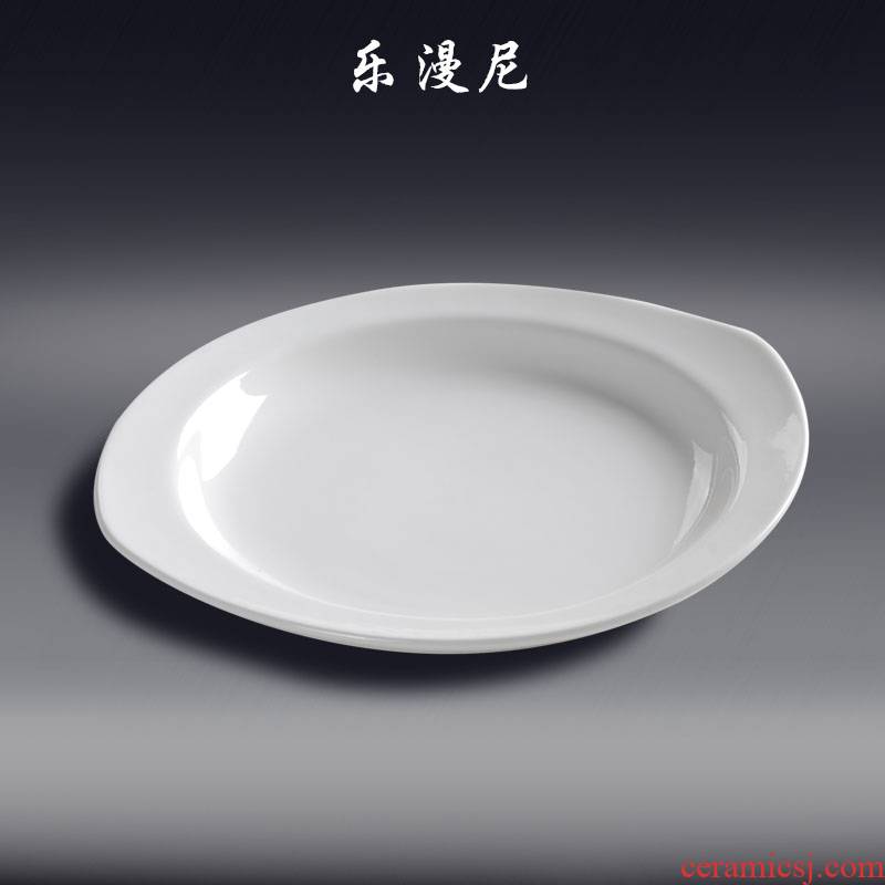 Le diffuse, double - pointed yan wing BaoPan - abnormity tableware joy diffuse hotel of ceramic tableware cooking hot ipads plate