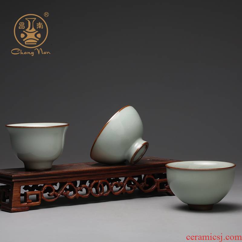 Chang south jingdezhen ceramic sample tea cup your up tea cups set piece can raise kung fu tea master CPU