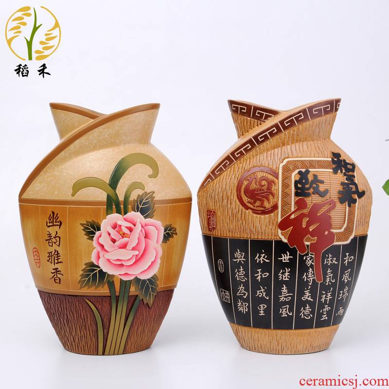 Creative made pottery ceramic vases, large Chinese classical the the teacher gifts home sitting room porch decorate furnishing articles