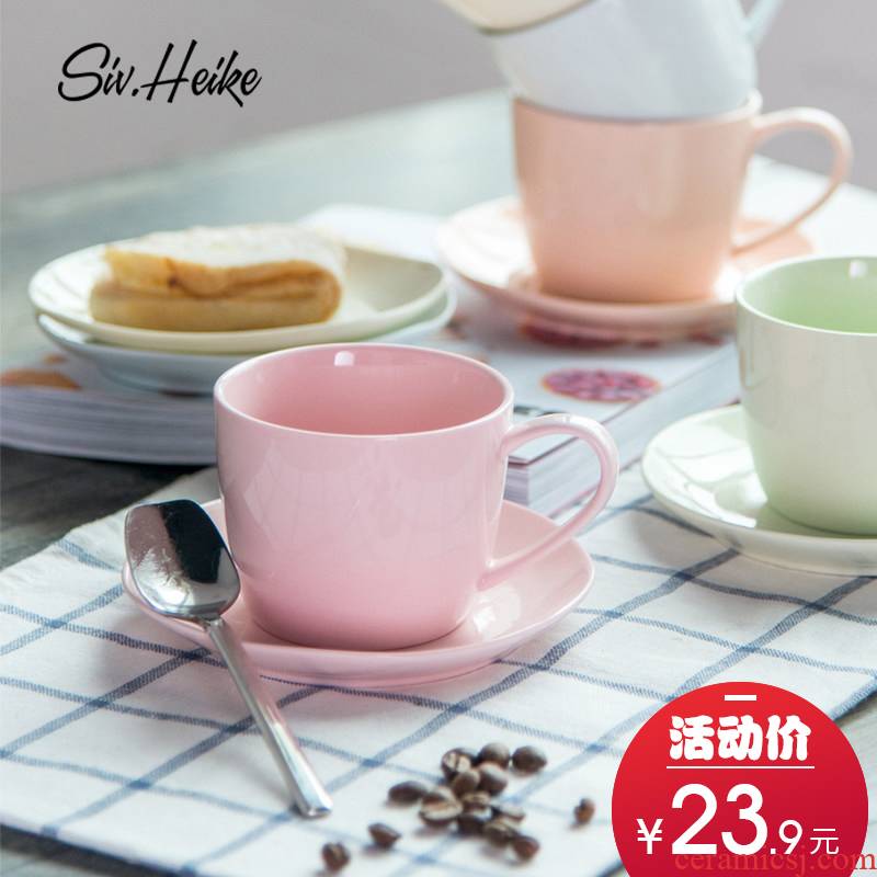 European Japanese lovely marca dragon color couples mark color ceramic cup of milk coffee cups and saucers glass tea cup