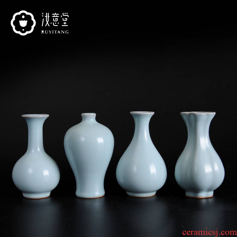 Archaize your up porcelain arts and crafts ceramics floret bottle contracted classical Chinese tea table desktop porcelain decorative furnishing articles