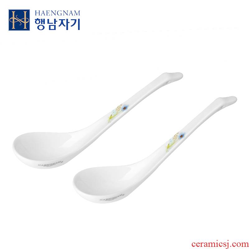 HAENGNAM Han Guoxing south China says small spoon 2 only with ipads porcelain tableware suit south Korean origin