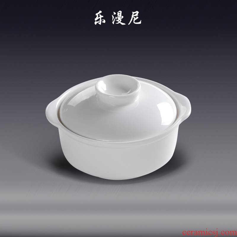 Le diffuse - 4.5 inches ears stew - 250 - ml hotel ceramic shark 's fin bird' s nest ginseng soup bowl heat preservation