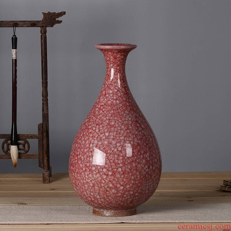 Jun porcelain ceramics antique vase modern home sitting room adornment classic furnishing articles
