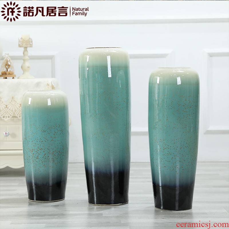 Jingdezhen ceramic vase of large European I and contracted sitting room dry flower arranging ins porch lucky bamboo furnishing articles