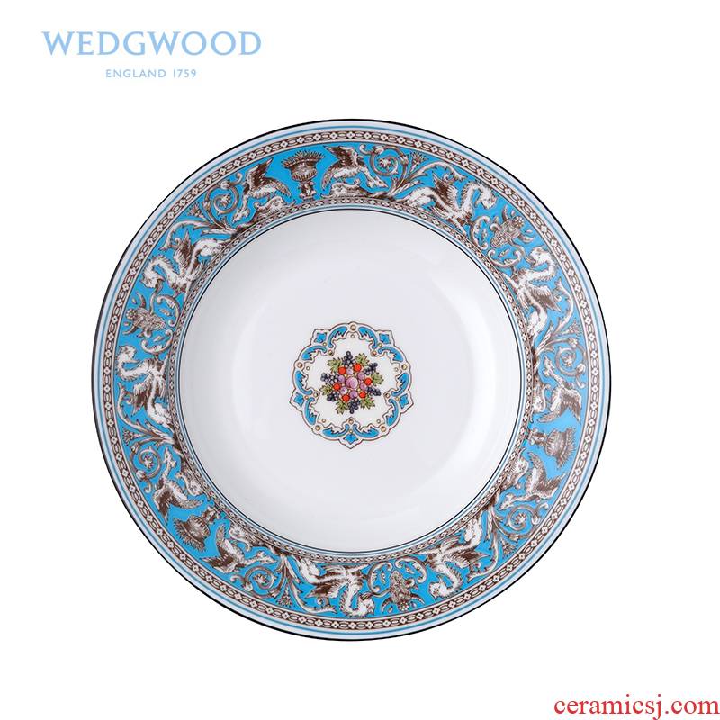 British Wedgwood Florentine fiorentina ipads China 20 cm deep dish list ipads porcelain hot plate
