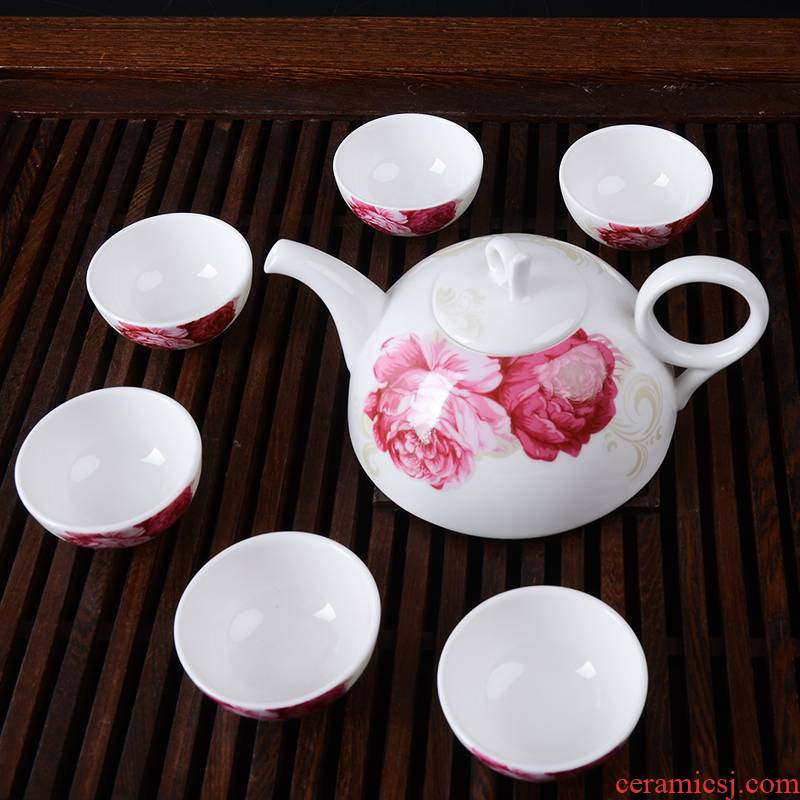 Ipads China tea tea set home tea cups of a complete set of ceramic tea set gift boxes with pallets