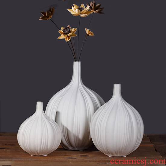 Furnishing articles household act the role ofing is tasted I and contracted fashion soft adornment example room sitting room the abstract vase of jingdezhen ceramics