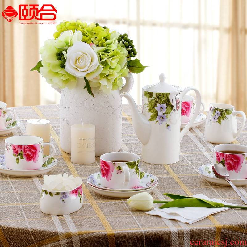 15 European head ipads porcelain high - ranked imperial concubine coffee wedding gift set home sitting room red wine ark of tea table decoration decoration