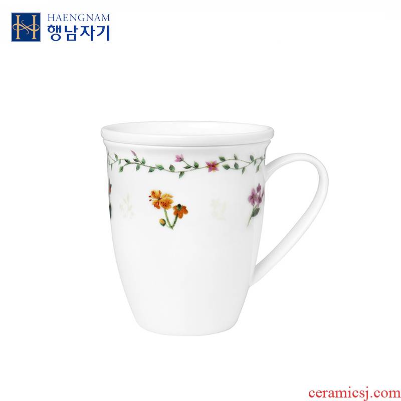 HAENGNAM Han Guoxing south China says mark cup with cover ipads porcelain cup milk cup of ordinary packaging